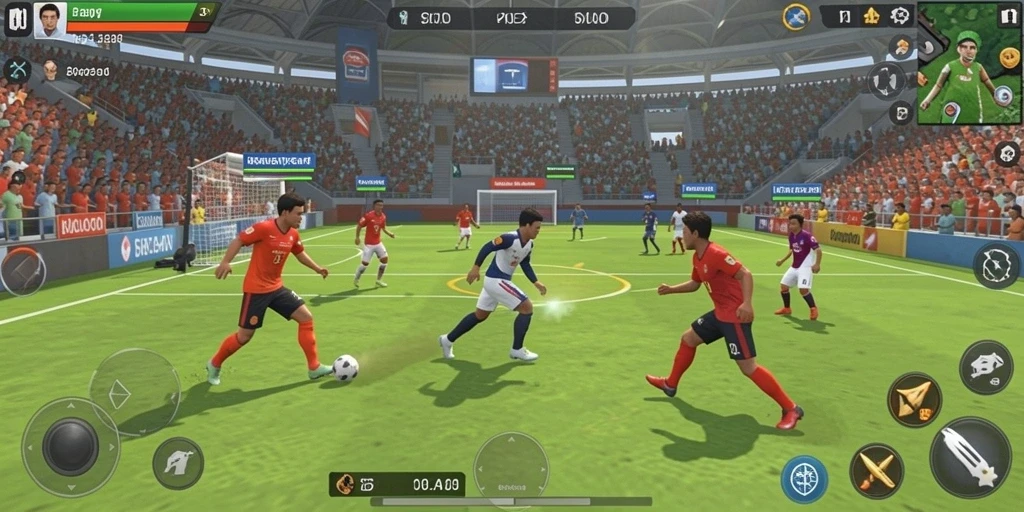 Mode multiplayer yang memungkinkan bermain dengan teman.