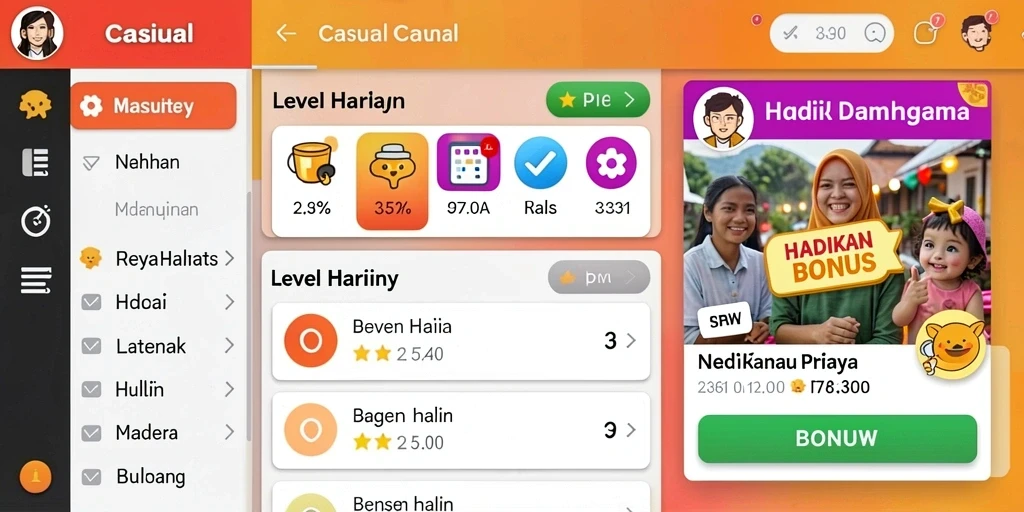 Beragam mode permainan yang siap menantang kemampuan Anda.