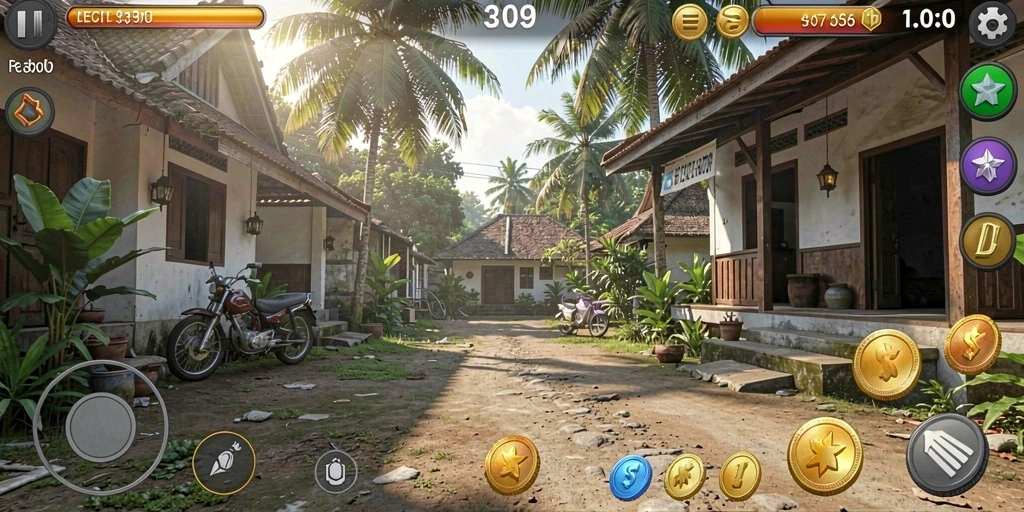 Mode multiplayer untuk berkompetisi dengan teman.