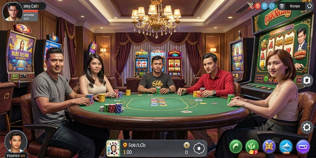 Pengalaman multiplayer yang mendebarkan dan interaktif.