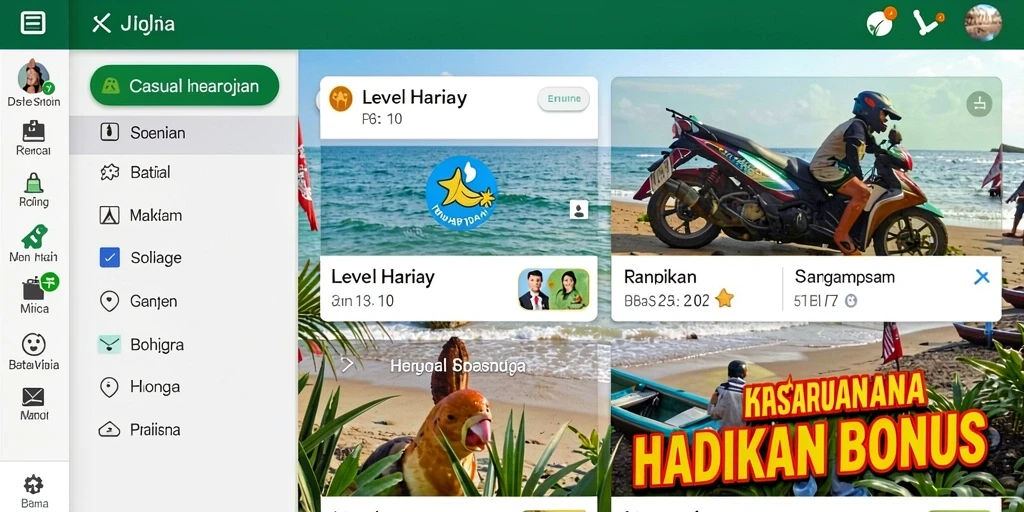 Fitur sosial yang memungkinkan interaksi antar pemain.
